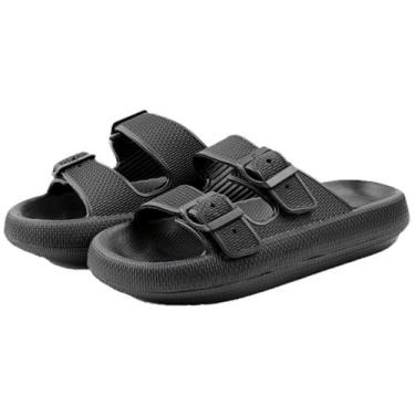 Imagem de Sandália Ortopédica Fly Feet Nuvem City Preta Tam 44/45 - Ortho Pauher