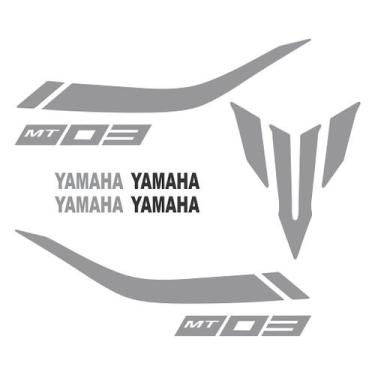 Imagem de Adesivo Protetor Tank Pad MT-03 para Motocicletas 2019 a 2020 - Cromo 