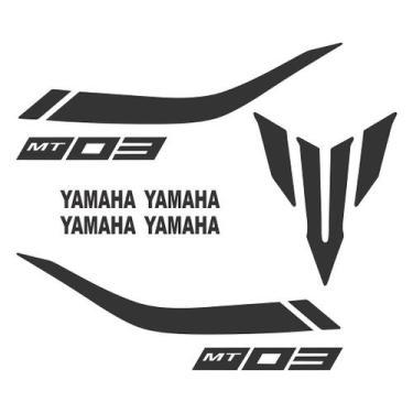 Imagem de Adesivo Protetor Tank Pad MT-03 para Motocicletas 2019 a 2020 - Cromo 