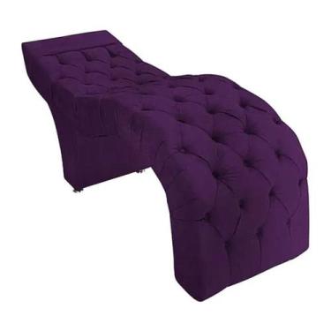 Imagem de Maca Estofada Capitonê Clínica Salão Estética Linho Marta - Tatite Dec