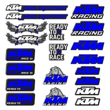 Imagem de Adesivo Protetor Tank Pad Resinado para Motocicletas KTM - Cromo Sign