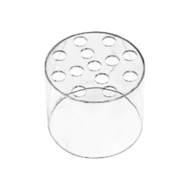 Imagem de Whtkoph Tampa de Alimentação Acrílica para Alimentador de Corais, Escudo de Alimentação para Bloquear Peixes, Evita Que Os Alimentos Dos Corais Flutuem, Trans, M