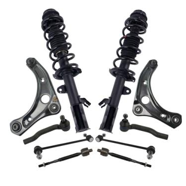 Imagem de TRQ Kit de direção dianteira e suspensão compatível com Nissan Versa 2012-2019 2014-2019 Versa Note