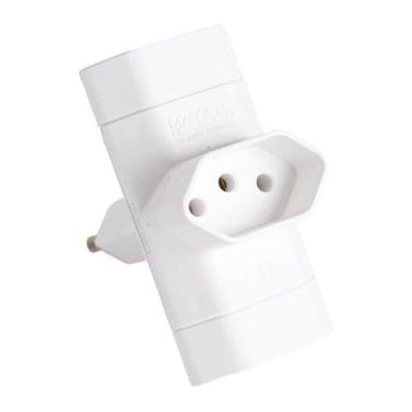 Imagem de Benjamim adaptador tomadas multiplicador 3 saídas 3 pinos Margirius me