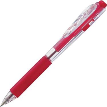 Imagem de Caneta Retratil WOW 0,7MM Vermelha - Pentel