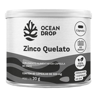 Imagem de Zinco Quelato Bisglicinato 60 Caps 500 Mg - Ocean Drop