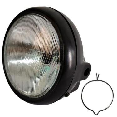 Imagem de Farol Bloco Optico Vidro Aro Preto Cbx 200 Strada 94 Á 02 - Walle