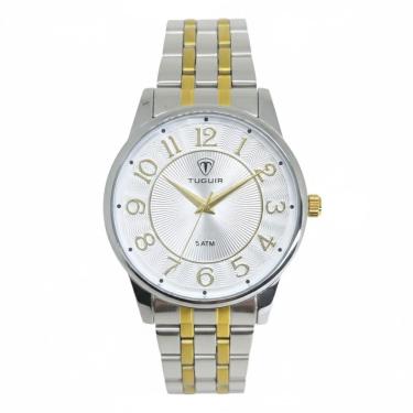 Imagem de Relógio Tuguir Feminino Ref: Tg30423 Casual Bicolor