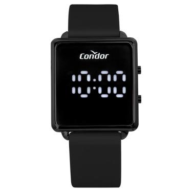 Imagem de Relógio Condor Feminino Ref: Comd1202ais/5p Led Black