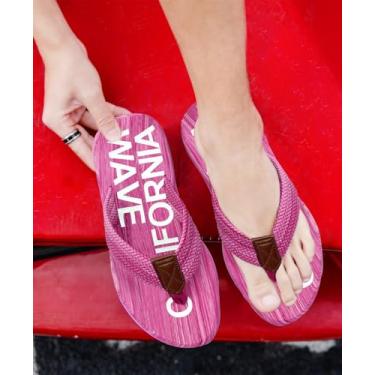 Imagem de Chinelo com suporte de arco para mulheres e homens, antiderrapante, casual, verão, praia, confortável, tapete de ioga, almofada, caminhada e fascite plantar, rosa, 5-6 Women/4-5 Men