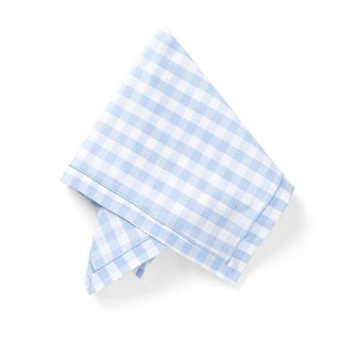 Imagem de Guardanapo Copa E Cia 2 Peças Festonê Xadrez Azul