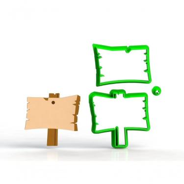 Imagem de Cortador Placa Bosque Encantado Floresta Modular Tamanho 5 Cm