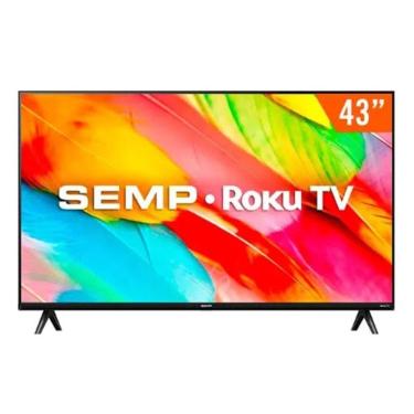 Imagem de TV Semp 43 R6610 LED Full HD Roku Wifi Dual USB Hdmi Preto