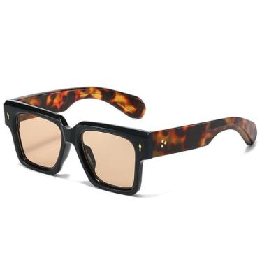 Imagem de Óculos de Sol Femininos Oversized com Rebites, Proteção UV400 e Tamanho Masculino para Esportes ao Ar Livre, Corrida e Ciclismo, Cor Preto Champagne