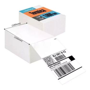 Imagem de 1.000 Uni. Etiqueta 10x15 Térmica Mercado Livre Zebra Elgin