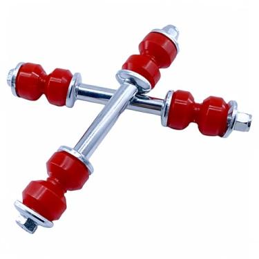 Imagem de ABELIEF 2 peças K8266 Estabilizador dianteiro de poliuretano barra oscilante terminais para Chevy/Chevrolet Trailblazer 08-09, para GMC Envoy 08-09, para Lincoln Town Car 81-90, para Ford Mercury Saab