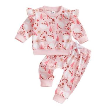 Imagem de Roupa de Natal para menina Socutebabe Papai Noel 6-12M