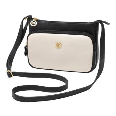 Imagem de Bolsa De Couro Feminina Com Bolso Mariart Rosalina