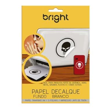 Imagem de Papel Decalque Fundo Branco 5 Folhas A4 522 Bright