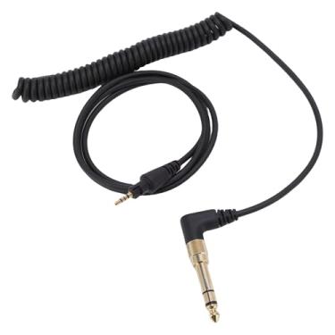 Imagem de Yunseity Qualidade de Som do Fio do Fone de Ouvido Destacável para HDJ-CUE1BT HDJ-X5 HDJ-X7 HDJ-S7 6.35mm Adaptador Cabo de Fone de Ouvido Pc, Cabine de Dj