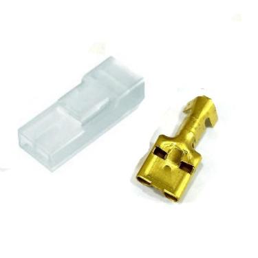 Imagem de Terminal Encaixe Femea Universal 6,3mm Reforçado Para Fios De 0,5 à 4,