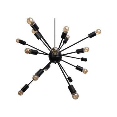 Imagem de Lustre Moderno Sputnik Luxo P/ 18 Lampadas Sala Mesa Jantar - IDEALLUM