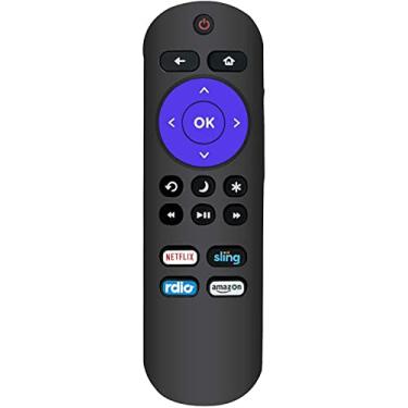 Imagem de Controle remoto universal para Roku TV, substituição para todas as TVs TCL, Philips, JVC, RCA, Magnavox, Sanyo, LG, Haier, ONN Roku