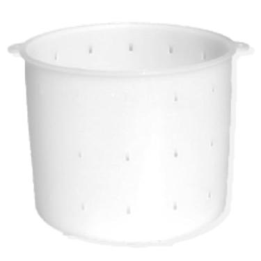 Imagem de Conjunto de Formas para Queijo Minas e Ricota, Polietileno Branco, Múltiplos Tamanhos (1kg, 500g, 250g), Fabricação Artesanal, com Furos para Drenagem, Higiênico e Durável (1KG)