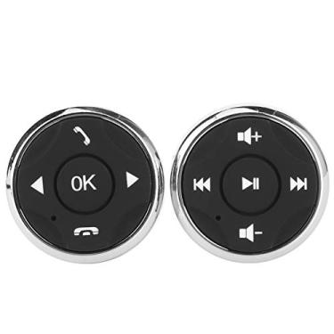 Imagem de Botão do Volante do Reprodutor Multimídia Controlador Recarregável USB Conveniente para