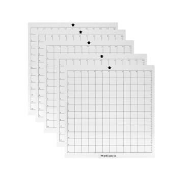 Imagem de Kit 5 Bases De Corte Helíaco Compatível Silhouette Cameo 30x30 Com Cola - 50mm