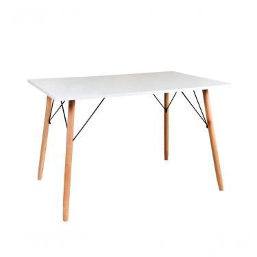 Imagem de Mesa Eames Eiffel Retangular 90 X 120 Cm Branca