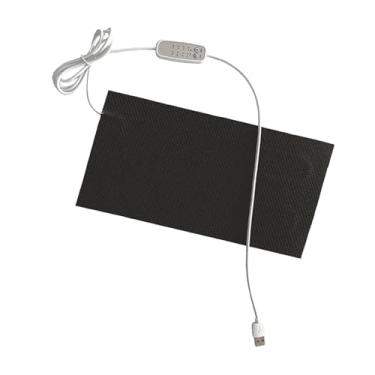 Imagem de Ioensy Almofada de aquecimento para répteis, aquecedor USB sob o tanque, almofada de aquecimento multiuso para répteis, sapo, dragão barbudo, cobra, 25x30cm