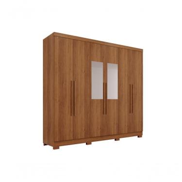 Imagem de Guarda-roupa Coliseu Sem Espelho 6 Portas 4 Gavetas Salleto Cinamomo