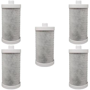 Imagem de Kit 5 Filtros Carbon Block de 7" Com Rosca Para Uso Geral