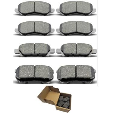 Imagem de Conjuntos de pastilhas de freio para Chrysler 200 / Sebring, para Dodge Avenger & Caliber, para Jeep Compass 2007-2017, para Jeep Patriot 2007-2017, para Mitsubishi Lancer 2008-2017 D866 D1037