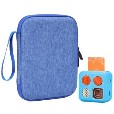 Imagem de Suporte para cartões Yoto – acessório infantil, pasta portátil macia com zíper e 96 bolsos para jogadores e mini cartões de audiolivro, capa para fichário de cartão com capa de silicone Yoto Mini para