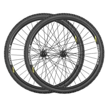 Imagem de Roda 29 vzan extreme 32f preto com cubo k7 shimano e pneus