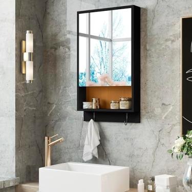 Imagem de Espelheira Penélope - JM3 Moveis (Preto/Nature)