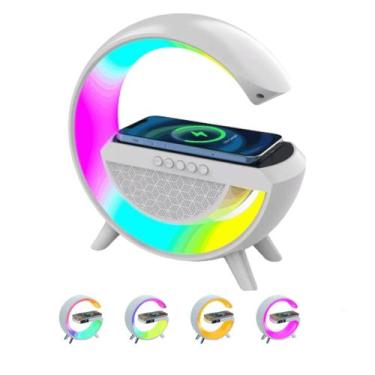 Imagem de Luminária Station G-Speaker Smart Led RGB Com Carregador De Indução De