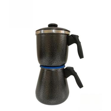 Imagem de Cafeteira Mocha Tradicional Italiana 1L Cafeteira para Café Expresso Caseiro, Resistente, Fácil de Usar e Econômica(CRAQUEADA)