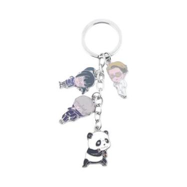 Imagem de Chaveiro De Anime Jujutsu Kaisen Nanami Kento Fushiguro Toji Pingente 