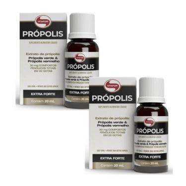 Imagem de KIT 2 PRÓPOLIS - 20ml - EXTRATO DE PRÓPOLIS VERDE E VERMELHO - VITAFOR