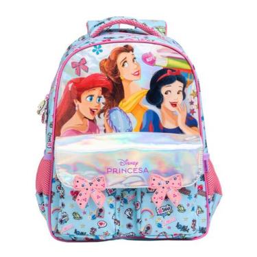 Imagem de Mochila Escolar de Costas Princesas Disney Original 14802 - Xeryus