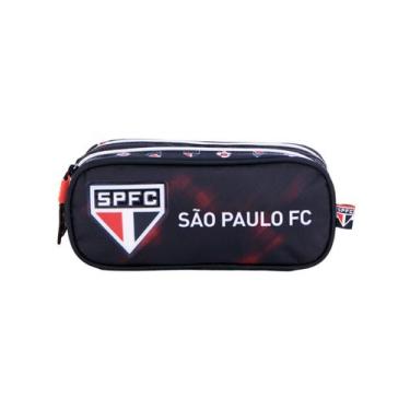 Imagem de Estojo Escolar Penal Duplo Time São Paulo SPFC Oficial 16596 - Xeryus