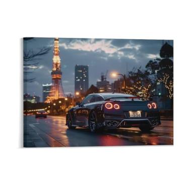 Imagem de HouLaiZhe R35 Esportes Noite Torre de Tóquio Pôsteres Tela Estética Sala Decoração de Parede Impressões Galeria Sala Decoração de Parede para Quarto Sala de Estar Escritório 18 x 24 polegadas (45 x 60