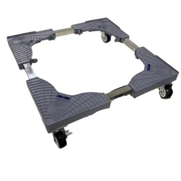 Imagem de Suporte Móvel Até 200kg, Base Móvel com Roda Universal, Ajuste de Tamanho Livre, Adequado para Geladeira, Máquina de Lavar, Móveis e Eletrodomésticos Domésticos