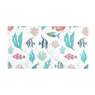 Imagem de Burbuja Tapete de corredor de pelúcia antiderrapante tapete de cozinha tapete de borracha para corredor, quarto, sala de estar, decoração de entrada, lavável na máquina, 51 x 99 cm