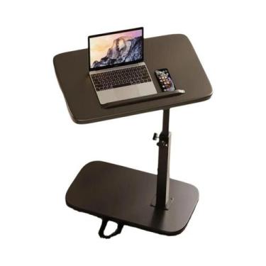 Imagem de Mesa Lateral Portátil Ajustável E Dobrável Para Laptop, Ideal Para Esc