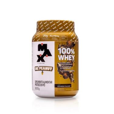 Imagem de Whey 100% dr peanut bombom italiano 900g - max titanium