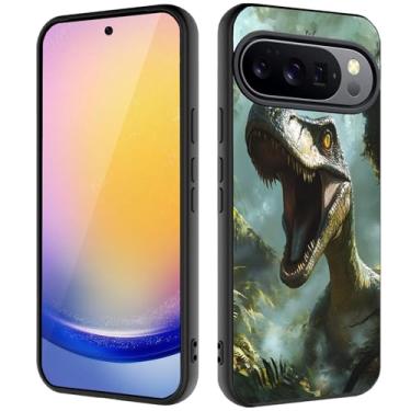 Imagem de Capa para Google Pixel 10/Pixel 10 Pro, capa ultrafina de silicone líquido antiderrapante elegante, adequada para Pixel 10/10 Pro de 6,3 polegadas, dinossauro de boca grande